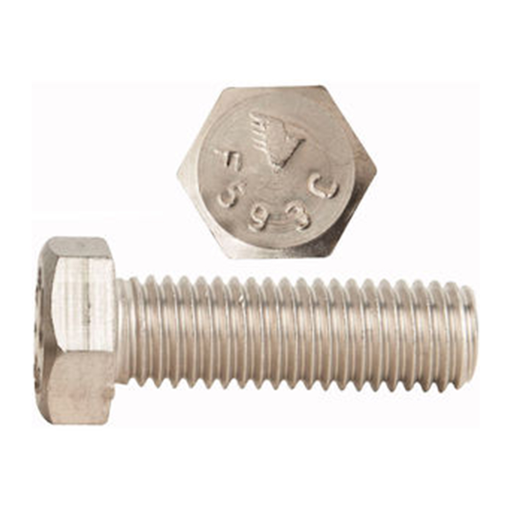 Fastenal 3/8-16 Inch x 1-1/4 Inch 18-8 Stainless Steel Hex Cap Screw from Columbia Safety